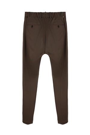 Brown virgin wool blend Riccardo trousers BE ABLE | RICCARDOCCMLRMORO
